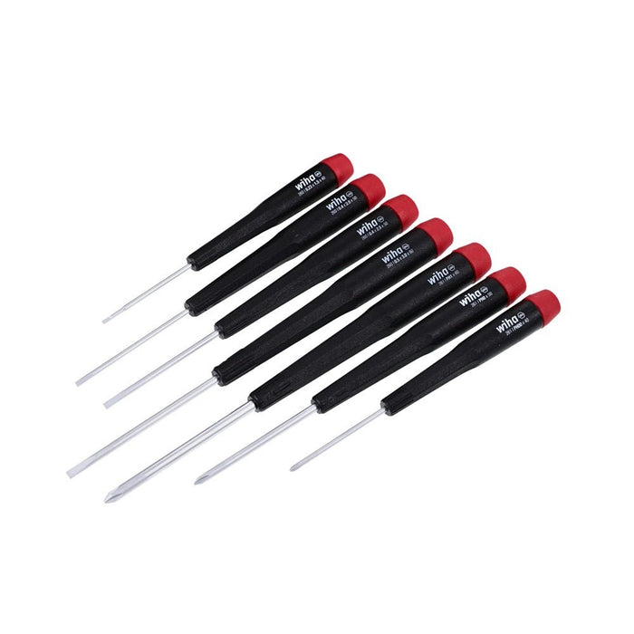 Wiha® 7-piece Precision Slotted and Phillips Screwdriver Set