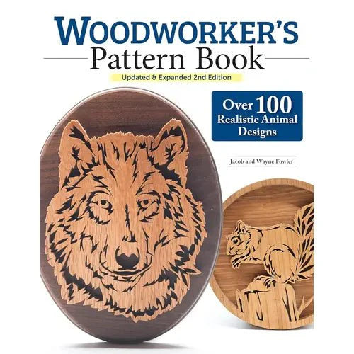 Woodworker's Pattern Book: Over 100 Realistic Animal Designs Book for Scroll Saws