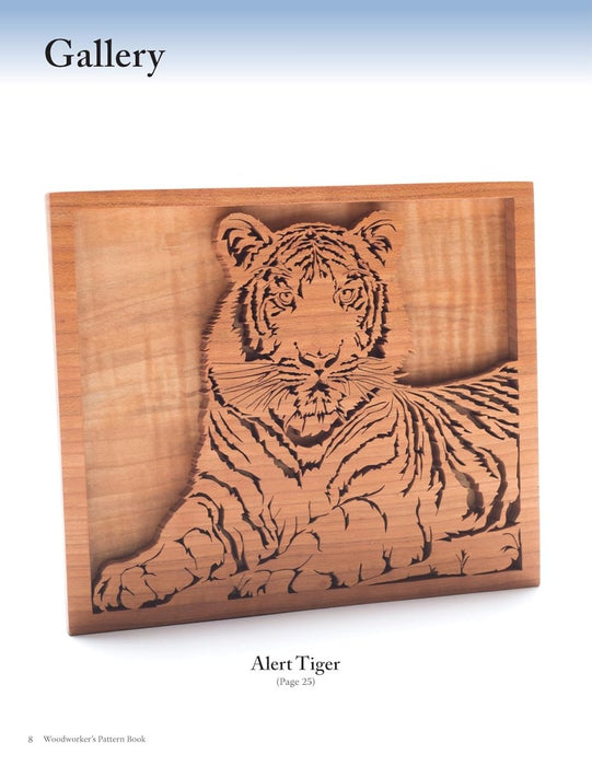 Woodworker's Pattern Book: Over 100 Realistic Animal Designs Book for Scroll Saws