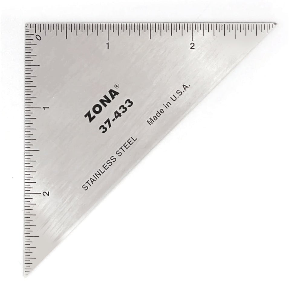 Zona® 3-inch Triangle Precision Ruler